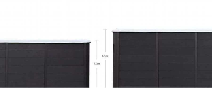 Height comparison of swim spa